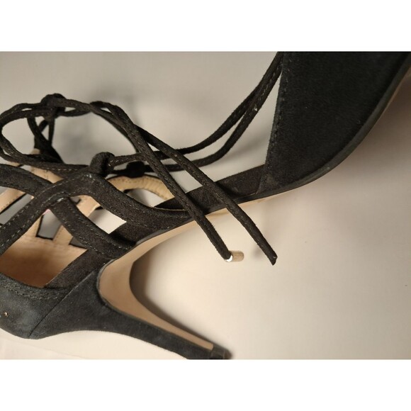 Marc Fisher Size 8M Truthe Lace Up 3" Heels Suede Pointed Toe Pumps PLS READ - Picture 11 of 11